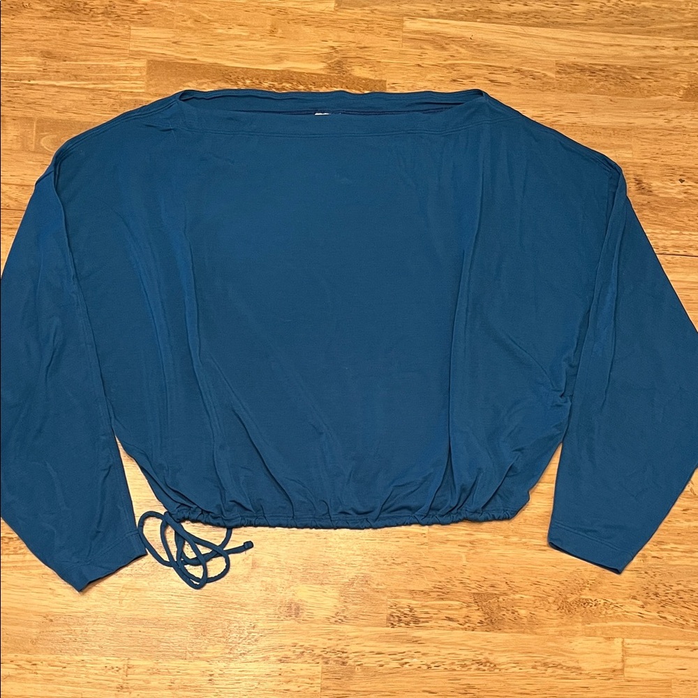 Athleta Teal Long Sleeve Top